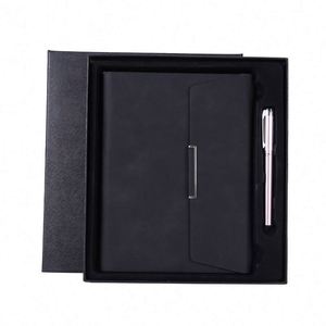 Custom Logo Creative Retro Leather Buckle Promotional A5 Business Notebook with Zodiac Forest <b>Paper</b> and UV Printing - Product Image 5