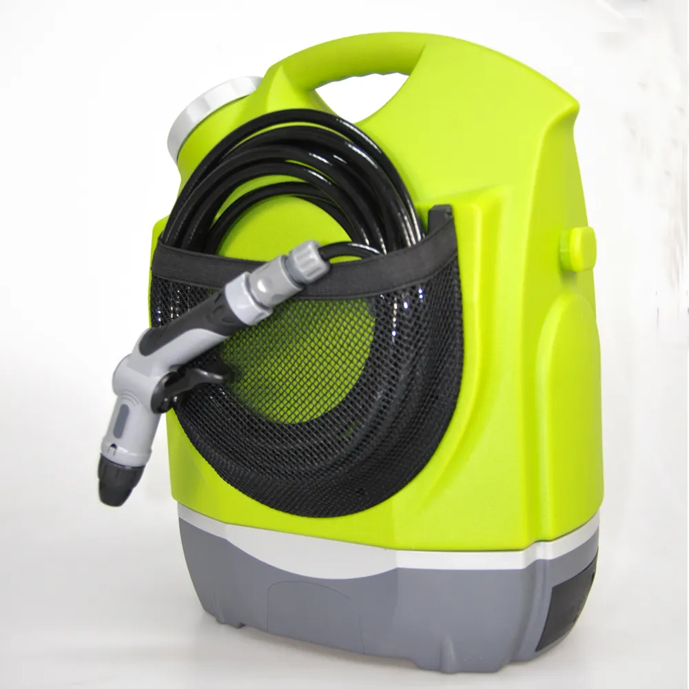 Portable travel outdoor car washer machine air conditioner water gun pressure cleaner