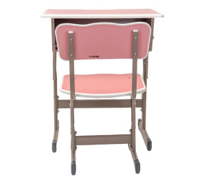 Set Moderno di Scrivania e Sedia Regolabili in Altezza per Studenti, Struttura Ergonomica in Acciaio, Arredo Scolastico con Spazio di Archiviazione per Scuole Primarie - Product Image 6