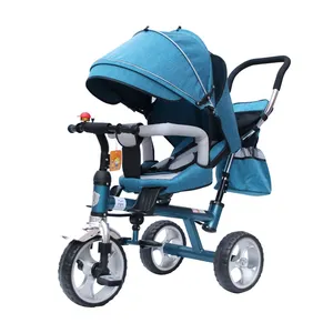 Baby luxus triciclo deluxe trikes con EN71/kids gift baby best trike per 1 anno di età/4 in1 triciclo per bambini esteso