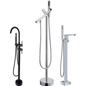 <span class=keywords><strong>Robinet</strong></span> de baignoire et de douche à montage au sol <span class=keywords><strong>noir</strong></span> <span class=keywords><strong>mat</strong></span> <span class=keywords><strong>Robinet</strong></span> de baignoire cascade à poignée unique Remplisseur de baignoire autoportant <span class=keywords><strong>avec</strong></span> <span class=keywords><strong>douchette</strong></span> à main - Product Image 6
