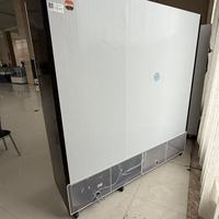 Réfrigérateur commercial vertical à porte vitrée, 3 portes, à température unique, refroidi par air, pour boissons, avec affichage numérique