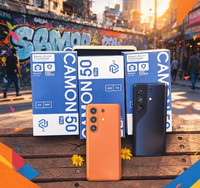 Smartphone Android Camon 50 Pro 5G original avec écran micro-courbé de 7,3 pouces, 16 Go de RAM, 1 To de stockage, processeur à dix cœurs CDMA LTE