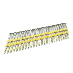Clous de <span class=keywords><strong>charpente</strong></span> HPT brillants 21 degrés, à tige lisse, en bande plastique, 3 pouces, 2 pouces, à tige annelée, en plastique brillant, collés - Product Image 5