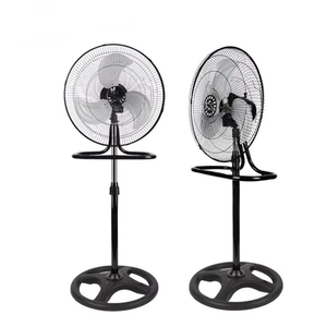 Ventilador de Pie y Pared 3 en 1 de 16'' para Uso Doméstico, Económico, Ventilador de Pedestal Oscilante HJ-16F con 3 Aspas Verticales - Product Image 5