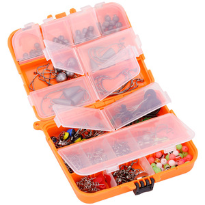 Kit de Accesorios de Pesca de 257 Piezas, Juego de Anzuelos Giratorios con Cierre Rápido, Juego de Terminales de Pesca con Caja <span class=keywords><strong>para</strong></span> Lubina, Trucha y Agua Salada - Product Image 2
