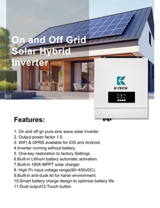Onduleur de commutation 2kw 3,2 kw 3,5 kw Onduleur solaire <span class=keywords><strong>hybride</strong></span> Dispositif de réseau Wi-Fi MPPT - Product Image 5