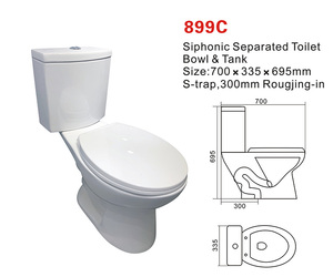 Mingliu Supplier Siphonic <strong>Toilet</strong> Wc Dual Flush Sanitary Ware Ceramic <strong>Toilet</strong> Two Piece Bathroom <strong>Seat</strong> Cover Flushing <strong>Fitting</strong> - Product Image 3
