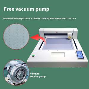 Machine <span class=keywords><strong>de</strong></span> découpe automatique à positionnement intelligent pour bordures, papier A3, <span class=keywords><strong>film</strong></span> PVC/PET auto-adhésif et carton - Product Image 4