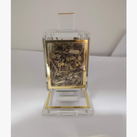 Porte-allumettes en Lucite surélevé pour Shabbos Kodesh, pour l'allumage des bougies de Shabbos, avec couvercle magnétique et tampon d'allumage, boîte à Besamim