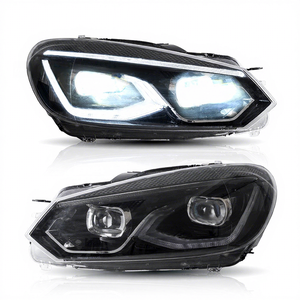 2010-2014 Golf 6 MK6 LED Headlight Assembly All-LED <b>Projector</b> Lens Running <b>Lights</b> 12V 5600 Lumens 4600K 35W LED Technology - Product Image 5