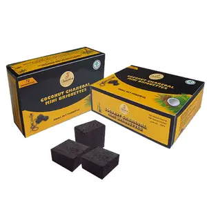 Quick lighting 40mm no smoke shisha hookah coconut activated oil soap natural cedar infused charcoal for filter water