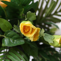 Arche de mariage en verdure artificielle de palmier Monstera tropical pour événements estivaux, décoration florale en gros