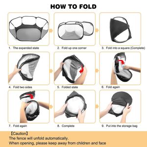 Động vật lồng Lều trong nhà <span class=keywords><strong>guinea</strong></span> lợn lồng thoáng khí trong suốt thỏ lồng Pop mở tập thể dục hàng rào mèo Pet bút Pet Dog playpen - Product Image 4