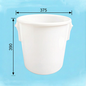 Seau à riz en PP pas cher, rond, avec logo imprimé, 30L, transparent, de qualité alimentaire, pour lavage de voiture - Product Image 2