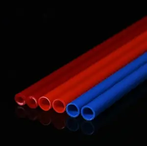 Tube rond de qualité pvc extrusion tuyau en pvc coloré rectangle conduits en plastique