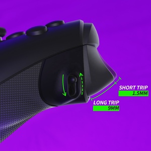 Custom Flexor Rubberized Side Rails <b>Grips</b> Trigger Stop Kit Ergonomic Trigger Stopper Handle <b>Grips</b> for Xbox Series X S <b>Controller</b> - Product Image 5