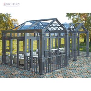 Fuson Australia Eropa pemasangan ruang matahari standar bingkai aluminium prefabrikasi Sunroom sementara Lowe - Product Image 5