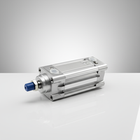 Cylindre à piston à double effet en alliage d'aluminium à tige unique ISO15552 DNC32-25, 40-50, 63-75, 80-100, adapté aux équipements énergétiques