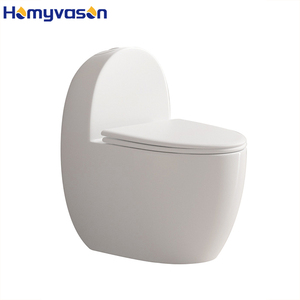 Bán buôn sàn gắn gốm nhà vệ sinh bát phong cách tối giản gốm sứ nhà vệ sinh một mảnh thiết bị vệ sinh nhà vệ sinh - Product Image 6