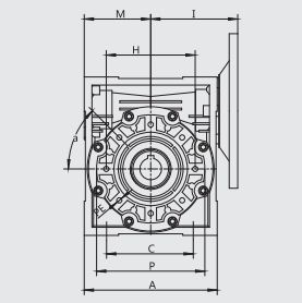 Solución ODM personalizable NMRV110 Caja de cambios helicoidal resistente para transmisión de potencia robusta <span class=keywords><strong>en</strong></span> reductores de velocidad de sistemas mecánicos - Product Image 5