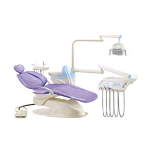 Professional Manufacturer Supply CE ISO Certified <strong>Dental</strong> <strong>Chair</strong> <strong>Unit</strong> Electric with 3-Way Syringe and Oral LED Curing Light - Product Image 5