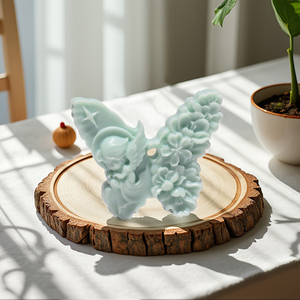 แม่พิมพ์ซิ<span class=keywords><strong>ล</strong></span>ิโคนรูปนางฟ้า<span class=keywords><strong>ผีเสื้อ</strong></span>ขนาดเล็กเกรดอาหารแบบยืดหยุ่นสำหรับทำเทียนสบู่เรซิ่นปูนปลาสเตอร์งานฝีมือ - Product Image 3