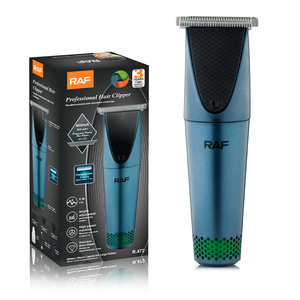 Tondeuse à cheveux professionnelle sans fil rechargeable Raf avec réglage de la longueur, 6W, écran LCD, rasoir pour homme - Product Image 1