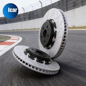 Disque de frein flottant arrière Icar 330*28mm 2 pièces pour <span class=keywords><strong>Aston</strong></span> <span class=keywords><strong>Martin</strong></span> DB9 OE # 09.8781.21 ; 4G432810266 - Product Image 4