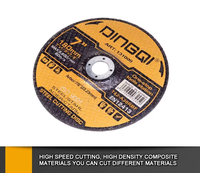 Disque de découpe métallique DingQi 115MM 230MM 131001-131002 certifié EN12413, disque abrasif pour meuleuse d'angle pour la découpe de l'acier et des métaux