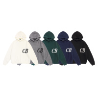 Pull à capuche pour homme Cole Designer, en tricot lourd brodé, de haute qualité, noir, Cole Buxton Hoodies pour homme