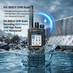 วิทยุสื่อสารเคลื่อนที่ดิจิตอล MX-800UV แบบสองย่านความถี่ UHF กำลังส่ง 10 วัตต์ มาตรฐานกันน้ำ IP68 พร้อมระบบเข้ารหัส AES128/AES256/ARC4 - Product Image 1