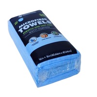 Échantillon Gratuit Chiffon de Nettoyage Commercial en Microfibre 40x40 300g/m² Serviette pour Lavage de Voiture