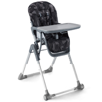 Chaise haute pliable multifonctionnelle moderne en plastique pour bébé 2025 – Siège confortable pour repas des enfants