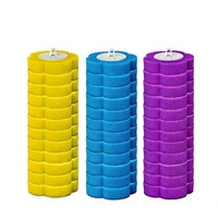 Tête de rechange pour brosse de toilette en plastique jetable, antibactérienne, rechargeable, tampon de nettoyage à usage domestique