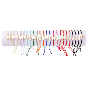 Set di braccialetti con perline Tisse Shell, 24 pezzi, gioielli multicolori regolabili in stile bohémien per donne e uomini - Product Image 2