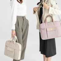Sacs d'ordinateur personnalisés avec logo pour femmes, 14/15,6 pouces, imperméables, bandoulière, pour le bureau, les voyages, vente en gros