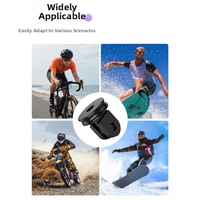 Adaptateur de caméra d'action Takenoken 1/4, adaptateur de montage sur mini trépied réglable en alliage d'aluminium CNC pour accessoires Go Pro Insta360