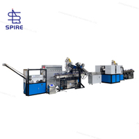 Machine de fabrication de tuyaux en PVC renforcés de fibres avec moteur à vis simple SPIRE, haute productivité 120-150 kg/h pour