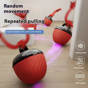 <span class=keywords><strong>Pelota</strong></span> divertida de larga duración-Juguete para mascotas recargable con movimiento automático para el ejercicio diario de gatos y <span class=keywords><strong>perros</strong></span> - Product Image 2