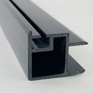 Perfil de Extrusión de PVC Rígido de Plástico Duro para Puerta Corredera de Vidrio Duradera para Refrigerador / Ventana de Gabinete de la Empresa AISIKAO - Product Image 2