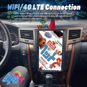 13.6inch Android 11 Tesla Screen for Lexus LX570 2007-2015 Car Radio Multimedia Video <b>Player</b> Stereo Navigation Auto GPS Carplay - Product Image 6