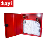 American 2.5 pouces Canvas Fire Hose Rack avec valve de bouche d'incendie Buse en plastique en laiton et armoire UL listed