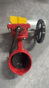 Válvula de mariposa ranurada de hierro dúctil BaiChuan, <span class=keywords><strong>señal</strong></span> de interruptor de manipulación para sistema de lucha contra incendios, accesorio de equipo de lucha contra incendios - Product Image 2