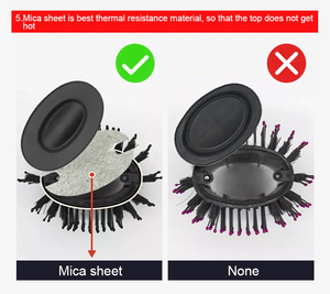 <span class=keywords><strong>Amazon</strong></span> – brosse à air chaud, vente en gros, marque privée, peigne à Air chaud infrarouge personnalisé avec peigne à lisser - Product Image 6