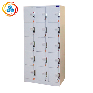 High Security Steel Mechanical <b>Combination</b> <b>Lock</b> Coin Operated 12-Compartment Self-Closing Doors Wall/Floor Mountable Locker - Product Image 1