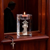 Edler K9 Kristall-Kerzenhalter Luxuriöser Klarglas-Kerzenständer Moderne Hochzeitstisch-Dekoration Wohnungsdekoration Souvenir Geschenk