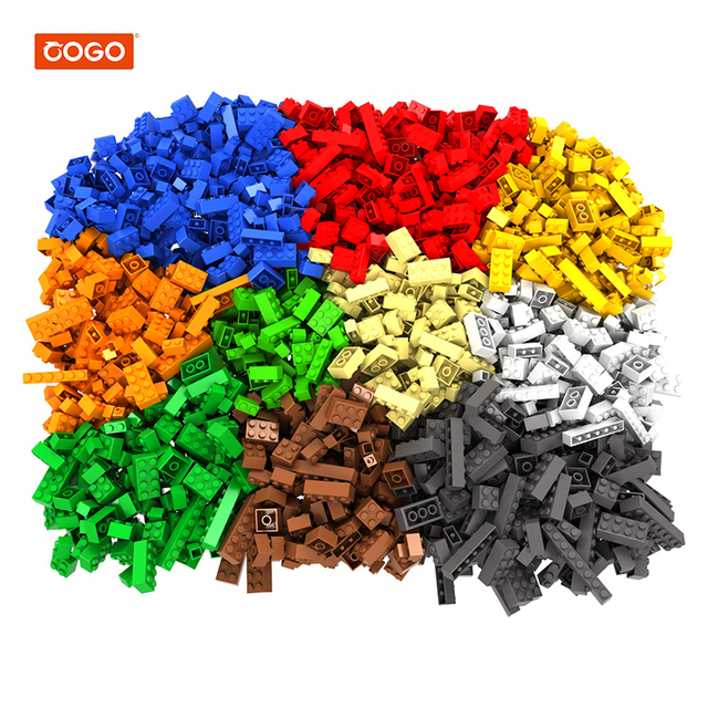 COGO 720 PCS Abs Plastic Material DIY Building Blocks Toys Oem Toys Blocks and Bricks