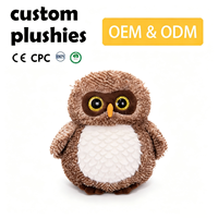 Jouets en peluche personnalisés de collection, mascotte de marque, emballage individuel, rembourrage lesté, posture debout
