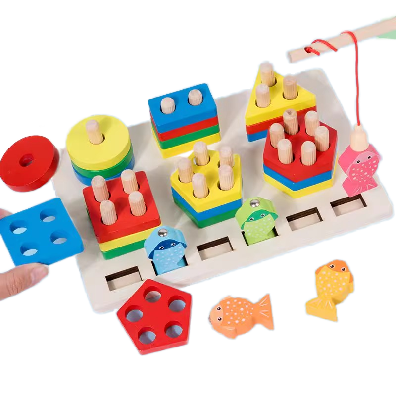 Children s Educational Wood Bead Threading